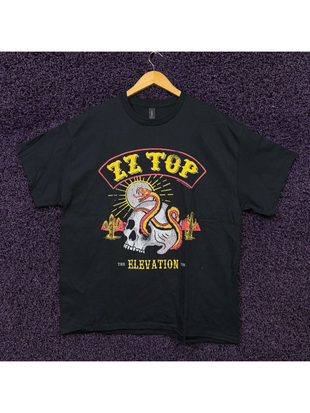 ZZ Top 2025 The Elevation Tour Dates Blues Rock T-Shirt XL